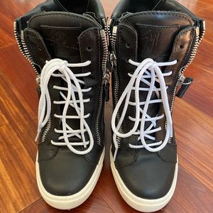 Giuseppe Zanotti high top wedge sneaker